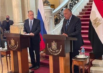 Conférence de presse conjointe entre les ministres égyptien et russe des A.E.