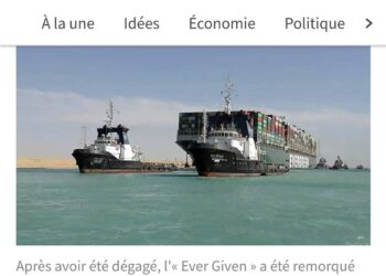 « Ever Given » : l’Egypte pose ses conditions
