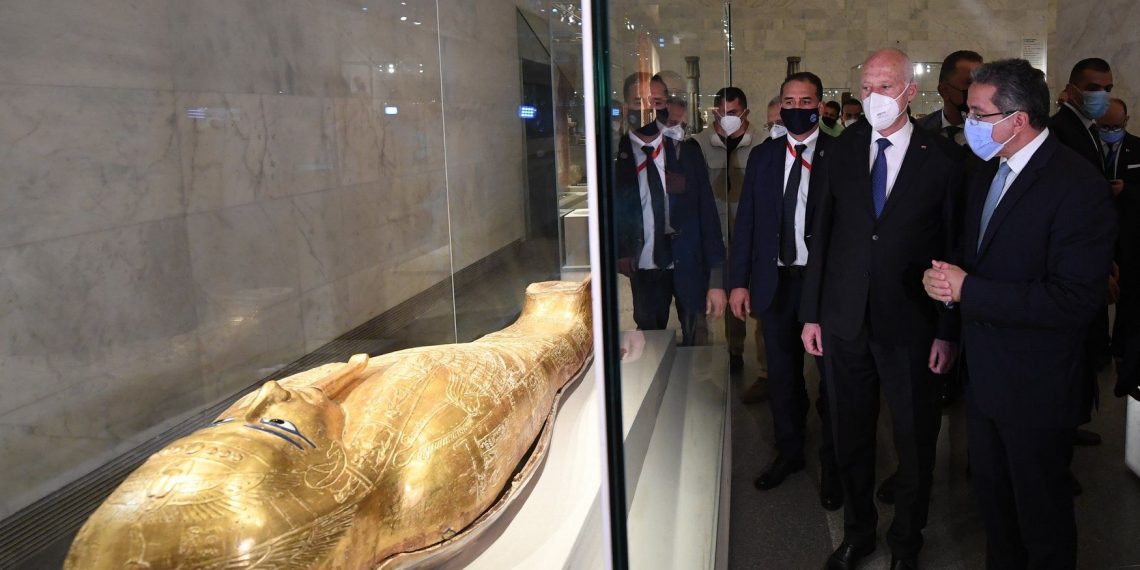 Kaïs Saïed, premier Président étranger à visiter le Musée de la civilisation 1 - Le Progrès Egyptien