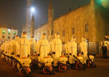 Les Forces armées poursuivent la désinfection des grandes mosquées pendant le Ramadan