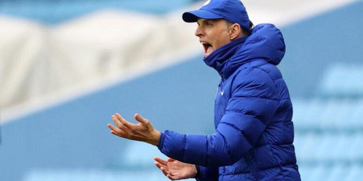 Angleterre : Chelsea accompagnera Liverpool en C1 1 - Le Progrès Egyptien • L’entraîneur allemand de Chelsea, Thomas Tuchel, lors du match de Premier League contre Aston Villa, à Birmingham