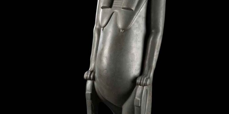 La déesse Thouéris en grauwacke polie 2 - Le Progrès Egyptien La déesse Thouéris en grauwacke polie 1 - Le Progrès Egyptien