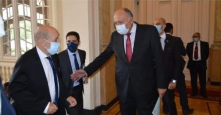 Choucri contacte Le Drian  1 - Le Progrès Egyptien