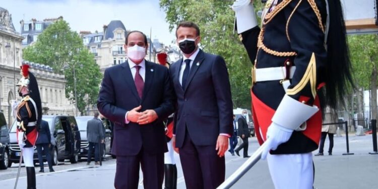 Al-Sissi arrive à l’Elysée pour un banquet de dîner 1 - Le Progrès Egyptien