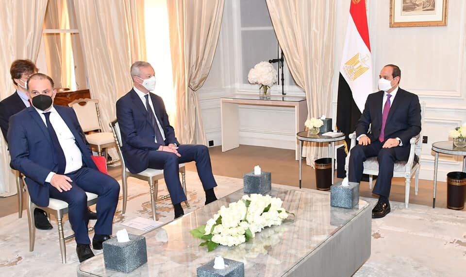Le Président Al-Sissi reçoit le ministre français des Finances et de l’Economie 1 - Le Progrès Egyptien