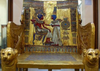 Le trône du Toutankhamon