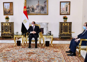 Al-Sissi reçoit le conseiller  du Cabinet royal saoudien