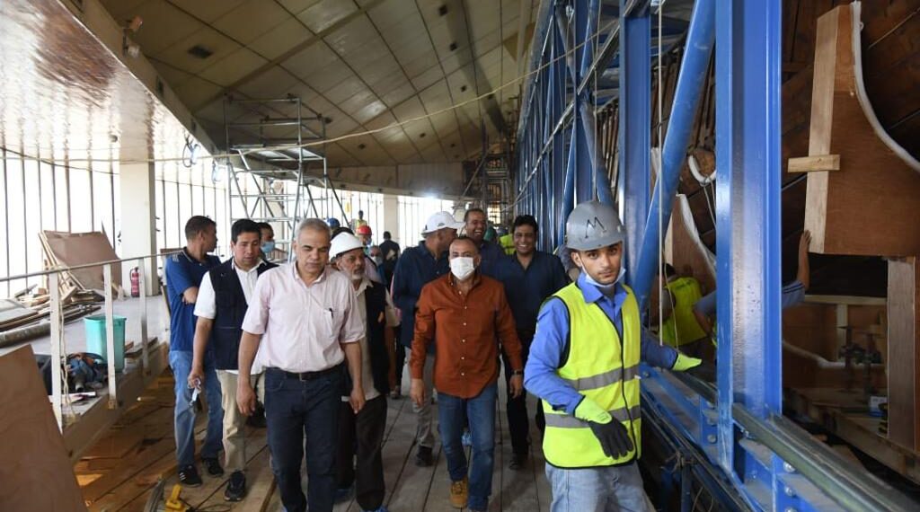 Transfert du bateau de Khéops au GME : Les derniers préparatifs en cours 1 - Le Progrès Egyptien