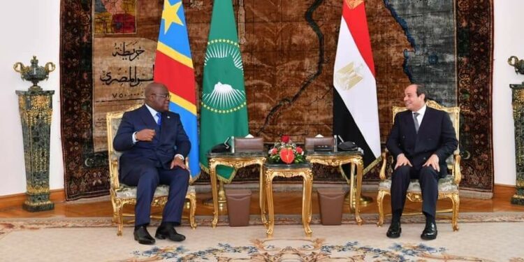 Al-Sissi accueille Tshisekedi à l’aéroport du Caire 1 - Le Progrès Egyptien