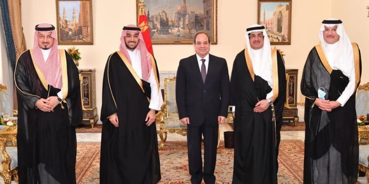 Le président s’entretenant hier avec le ministre saoudien des Sports : Consolider l’interaction sportive entre l’Egypte et l’Arabie Saoudite 1 - Le Progrès Egyptien