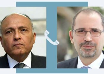 Choucri s’entretient avec Al-Safadi de la reconstruction de Gaza