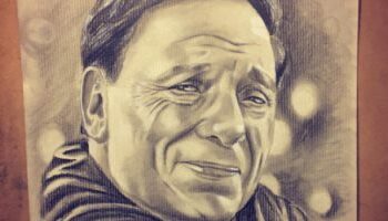 Moustafa dessine au fusain, un art incontournable