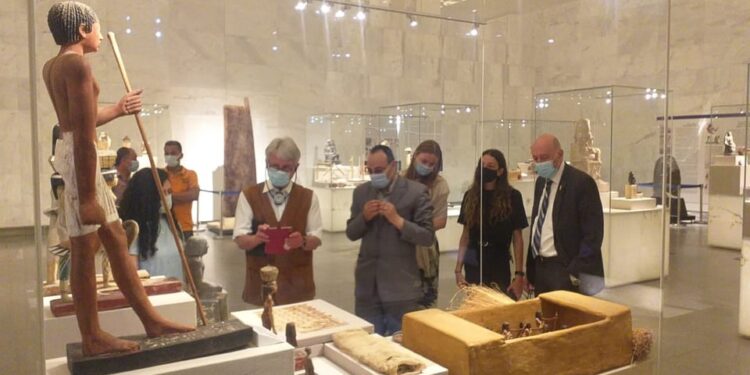 Klaus Schurman impressionné par le Musée de la civilisation 1 - Le Progrès Egyptien