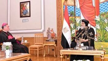 Le Pape Tawadros II reçoit l’ambassadeur du Vatican