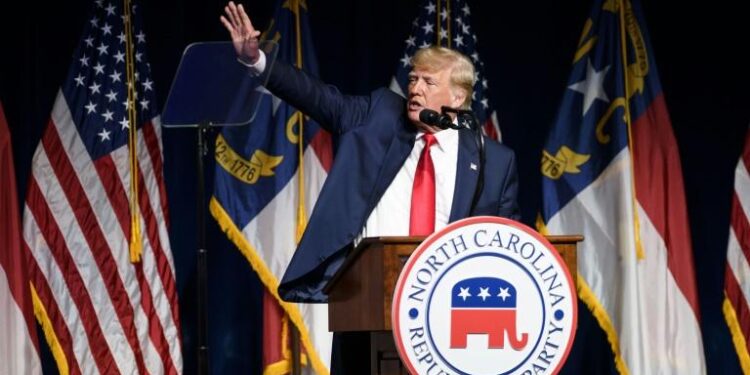 De retour sur scène, Trump entretient le suspense sur une nouvelle candidature 1 - Le Progrès Egyptien