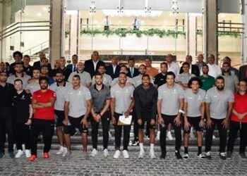 Le ministre des Sports rencontre  l’équipe d’Egypte de handball