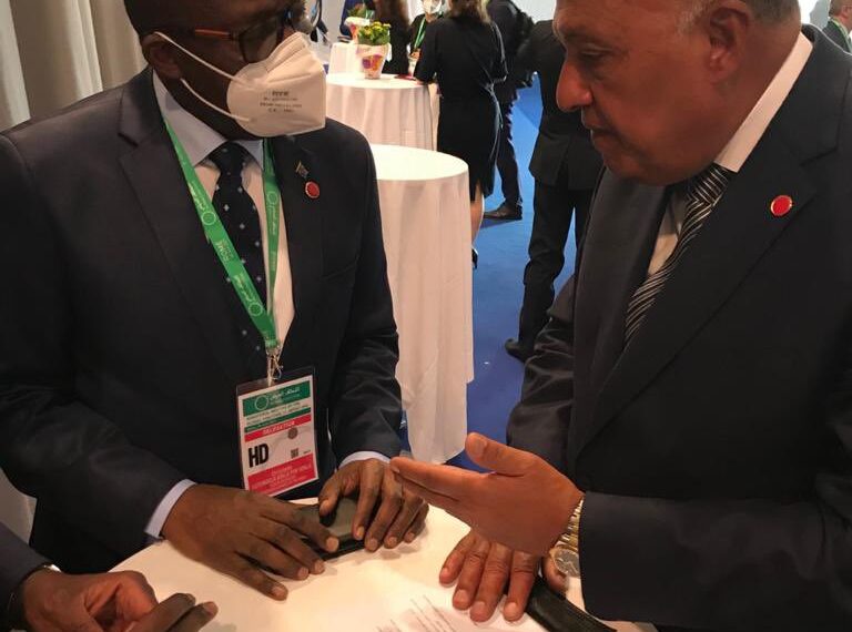 Choucri examine avec son homologue congolais les développements du barrage de la Renaissance 2 - Le Progrès Egyptien Choucri examine avec son homologue congolais les développements du barrage de la Renaissance 1 - Le Progrès Egyptien