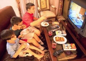 Repas devant la télévision