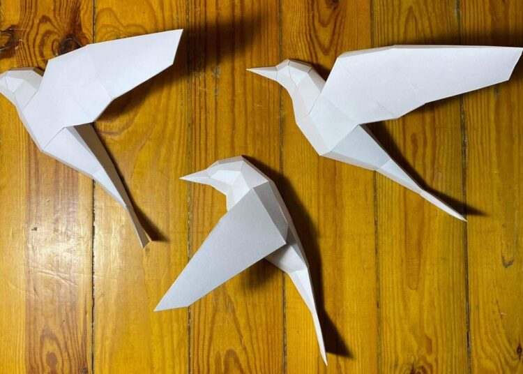 Et le papier prend forme et vie !