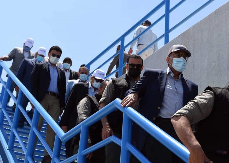Ain Sokhna : Madbouli inspecte la station d’épuration des eaux usées industrielles