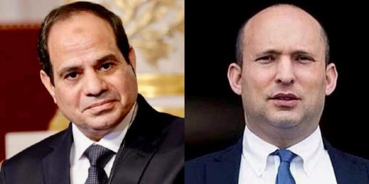 Al-Sissi s’entretient au téléphone avec Bennett 1 - Le Progrès Egyptien