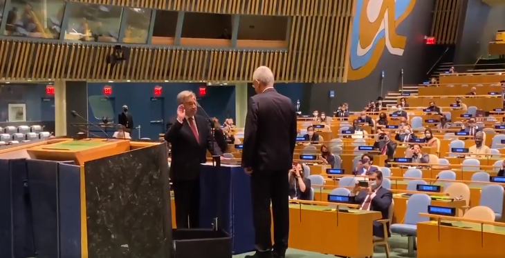 Guterres reconduit pour un second mandat à la tête de l'ONU 2 - Le Progrès Egyptien Guterres reconduit pour un second mandat à la tête de l'ONU 1 - Le Progrès Egyptien