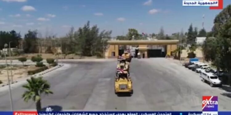 Les équipements égyptiens à Gaza attirent les caméras 2 - Le Progrès Egyptien Les équipements égyptiens à Gaza attirent les caméras 1 - Le Progrès Egyptien