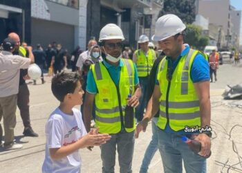 Des jus aux équipes égyptiennes à Gaza