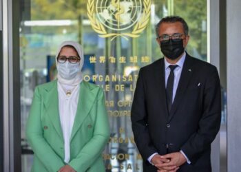 Important entretien de Dr Hala Zayed avec le directeur général de l’OMS