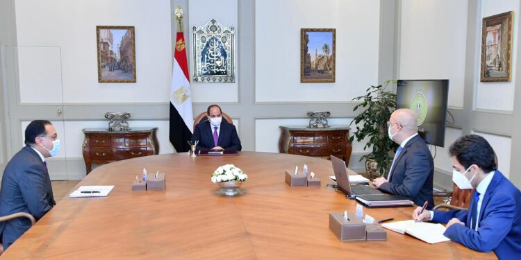 Le président passe en revue l'exécution des projets nationaux de "logement" 1 - Le Progrès Egyptien