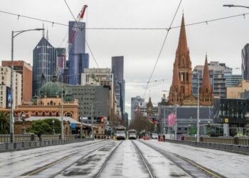 Australie – 5ème confinement : Les rues de Melbourne désertes