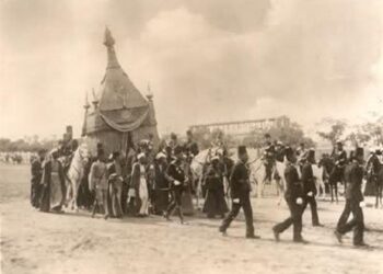 Fabrication de la «Kiswa» au Caire