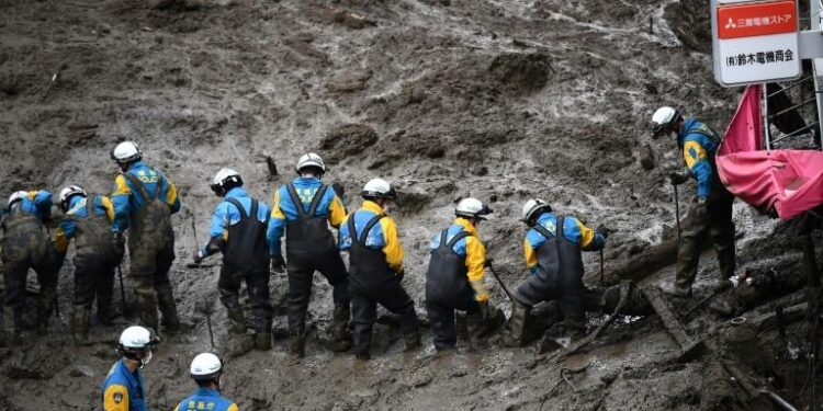 Coulée de boue au Japon : Toujours des introuvables 2 - Le Progrès Egyptien Coulée de boue au Japon : Toujours des introuvables 1 - Le Progrès Egyptien