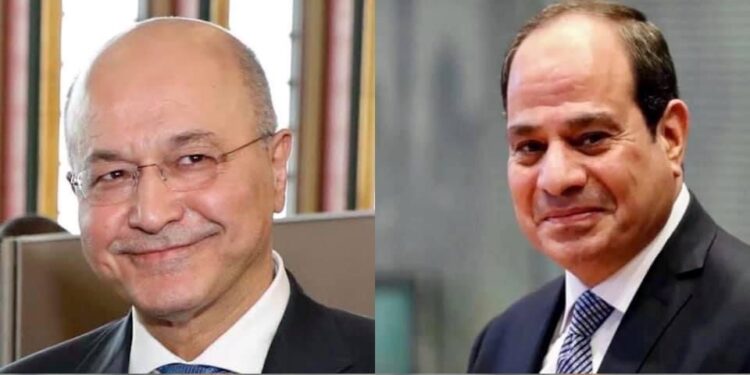 Entretien téléphonique Al Sissi/ Barham Salih 1 - Le Progrès Egyptien