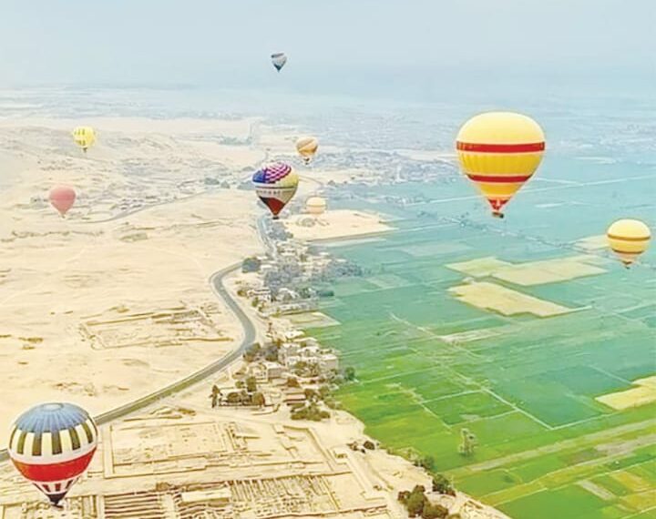 Survoler Louxor en montgolfière 2 - Le Progrès Egyptien Survoler Louxor en montgolfière 1 - Le Progrès Egyptien