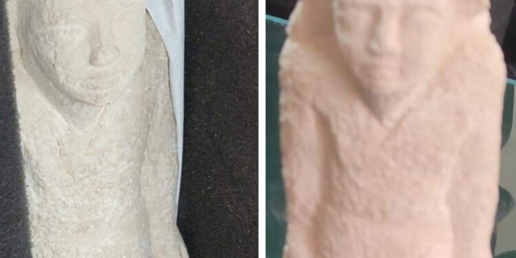 Une pièce antique récupérée des Pays-Bas 2 - Le Progrès Egyptien Une pièce antique récupérée des Pays-Bas 1 - Le Progrès Egyptien