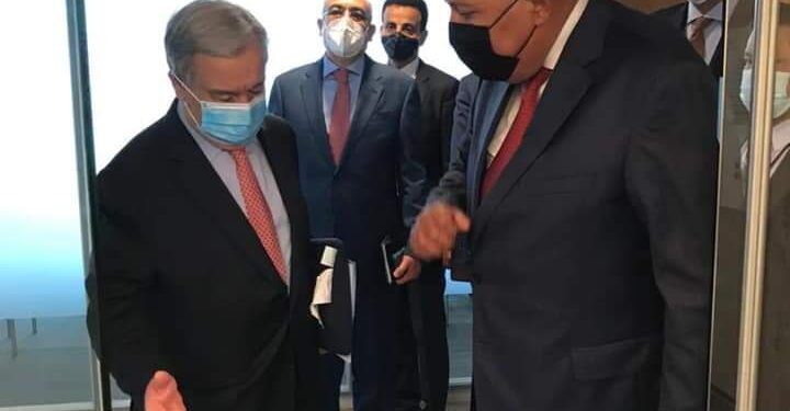 Choucri confirme au SG de l'ONU la position de l'Egypte vis à vis du GERD 1 - Le Progrès Egyptien