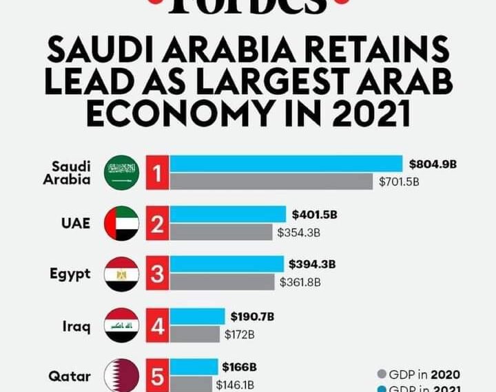 Forbes : L’économie égyptienne, la 3e meilleure de la région arabe 2 - Le Progrès Egyptien Forbes : L’économie égyptienne, la 3e meilleure de la région arabe 1 - Le Progrès Egyptien