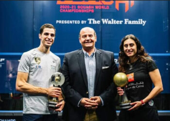 Accueil en fanfare au Caire de Hedaya Malak et Seif Issa