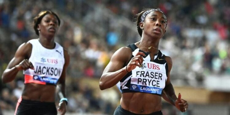 Athlétisme : Fraser-Pryce refroidit Thompson-Herah sur un 100 m 2 - Le Progrès Egyptien Athlétisme : Fraser-Pryce refroidit Thompson-Herah sur un 100 m 1 - Le Progrès Egyptien
