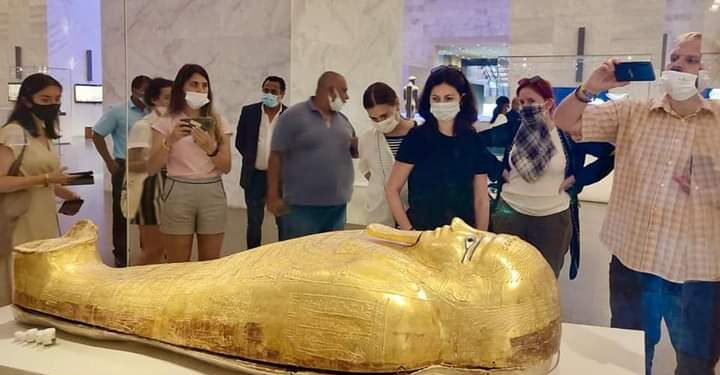 Une délégation médiatique russe au Musée de la Civilisation 1 - Le Progrès Egyptien