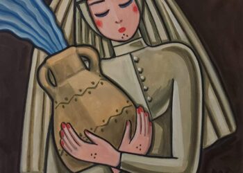 “Le fil de mes pensées” riche en symboles et couleurs