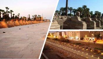 Louxor : Préparation pour célébrer en grande pompe l’Allée des béliers