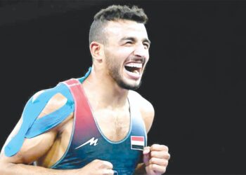 Lutte : Mohamed  Ibrahim Elsayed   en bronze