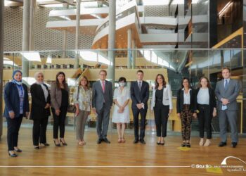Entretien entre le directeur de la Bibliotheca Alexandrina et l’ambassadeur d’Allemagne