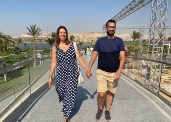 A l’invitation d’Al-Anani, un couple espagnol au Musée de la civilisation