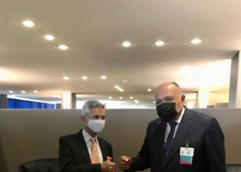 Choucri  examine avec son homologue indien des questions d’intérêt commun