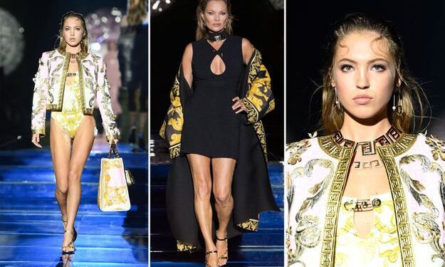 Kate Moss et sa fille Lila défilent ensemble 2 - Le Progrès Egyptien Kate Moss et sa fille Lila défilent ensemble 1 - Le Progrès Egyptien