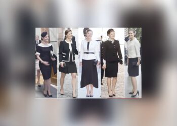 Suède : Victoria, zoom sur ses looks noirs et blancs