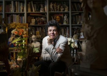 Inès Abdel Dayem inaugure l’exposition de Farid Fadel